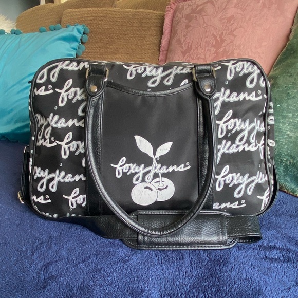 Vintage 2000 Y2K foxy jeans duffel gym bag - Picture 2 of 6